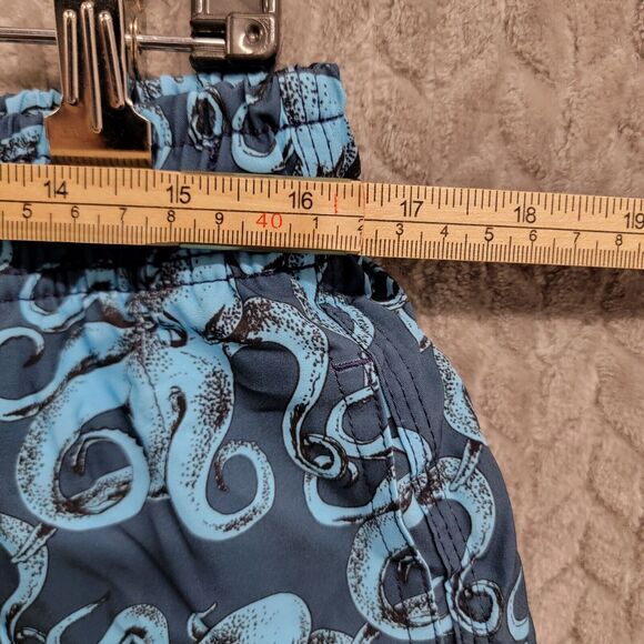 TWO LEFT FEET Swim Trunks Octupi Print‎ Back Pocket Men’s Sz 2XL Blue 34-38 - Picture 5 of 11